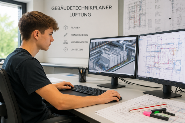 Lehre als Gebäudetechnikplaner Lüftung EFZ (August 2027)
